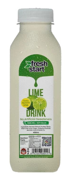 Fresh Start Lime bottle