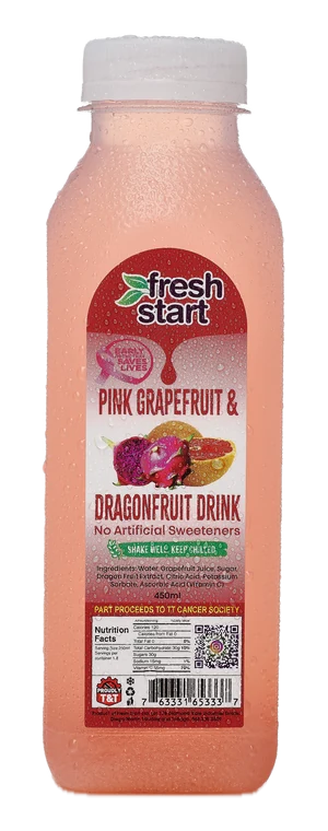 Fresh Start Pink Grapefruit & Dragon Fruit bottle